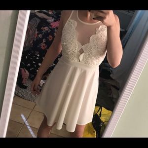 White Semi Formal Dress