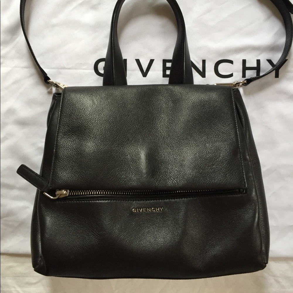 Auth Givenchy Pandora Pure Handbag Black $1925