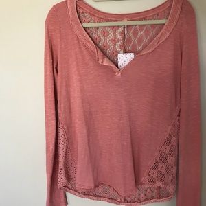 NWT Free People Lace Top