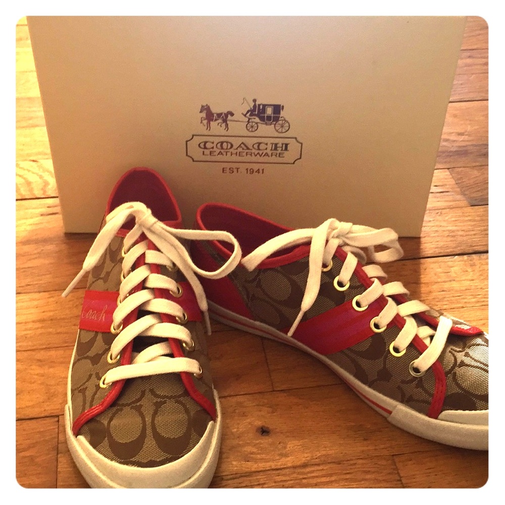 Coach Sneakers, size 6.5