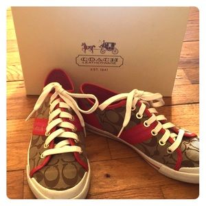 Coach Sneakers, size 6.5
