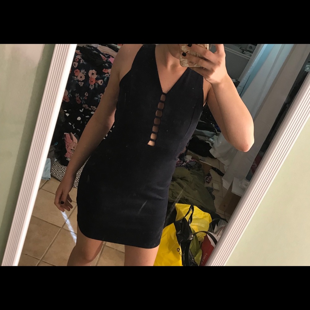 Navy blue dress