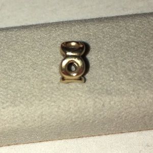 PANDORA!  Authentic 14kt gold spacer/bead
