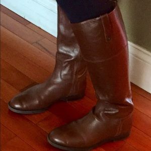 Enzo Ellerby Rich Brown Leather Riding Boots