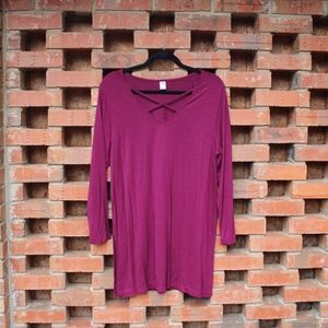 Old Navy Raspberry Tunic NWOT