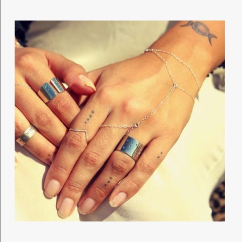 ‘Be Kind’ Hand Stamped Adjustable Ring - Picture 4 of 4