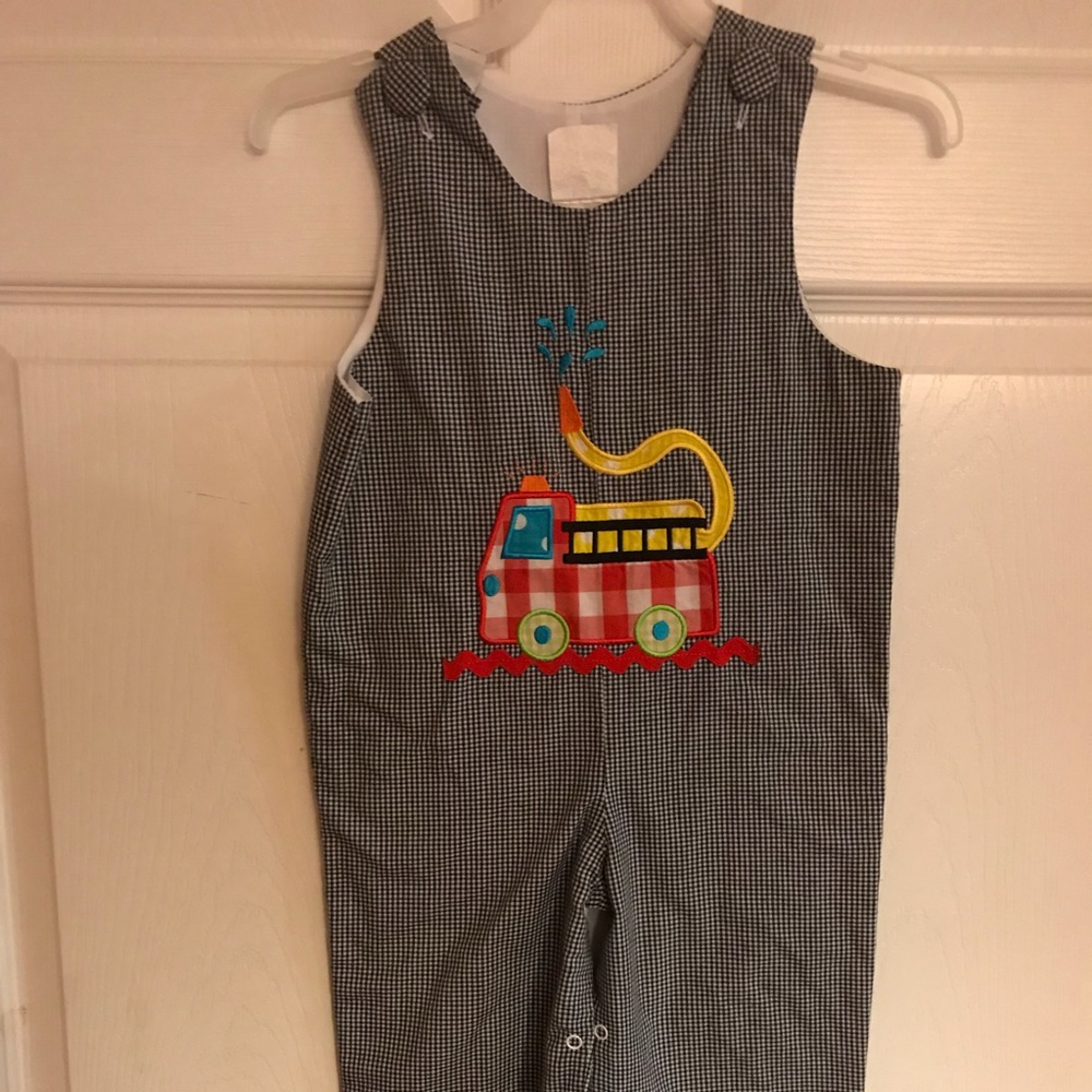 Millie Jay Appliquéd Firetruck Longall