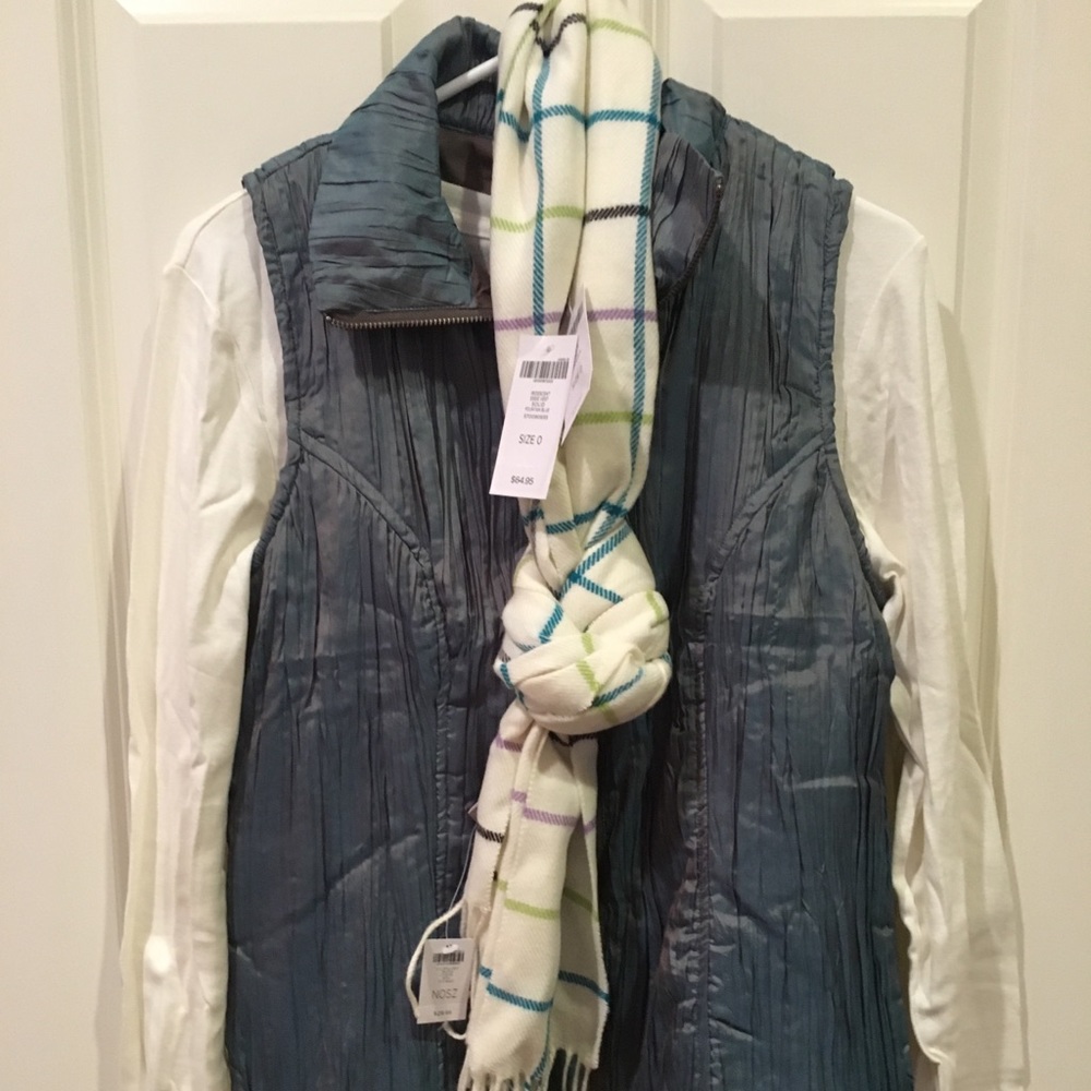 Chico's Vest, Shirt and Scarf. All NEW with Tags!!