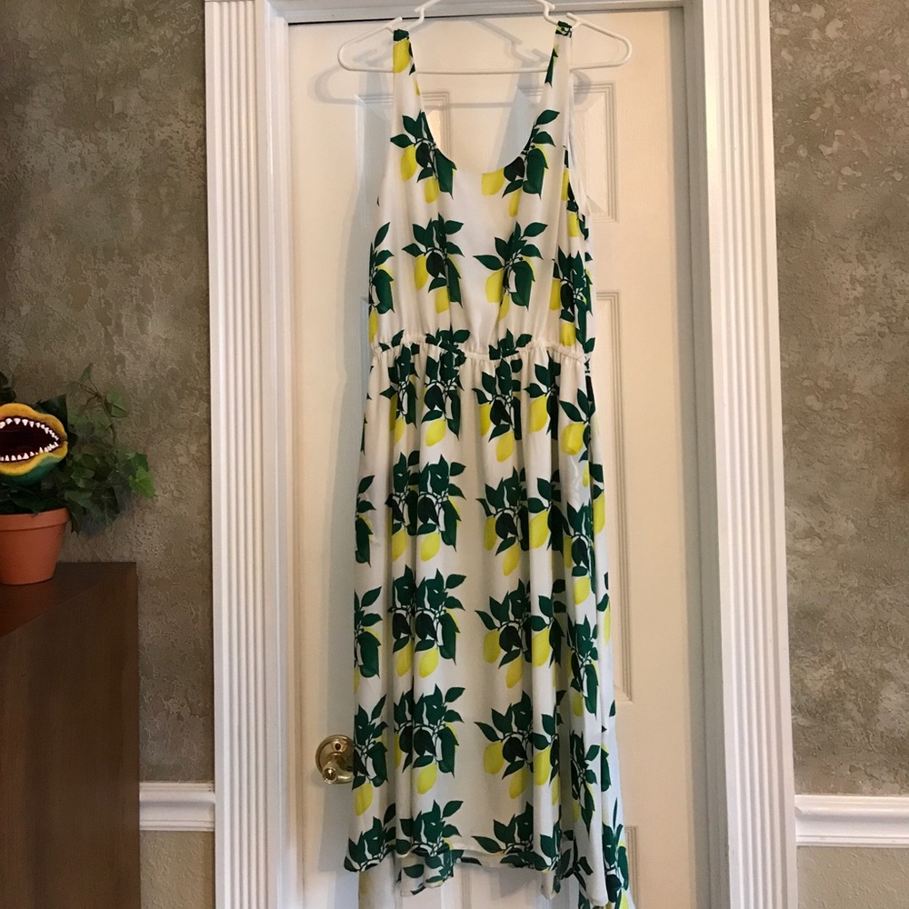 Citrus print sundress NWOT