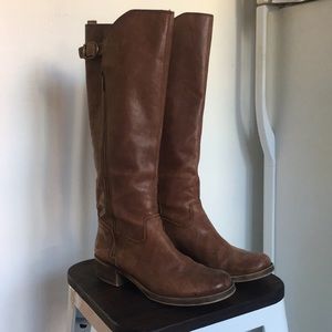 Brown Lucky Brand Leather Boots