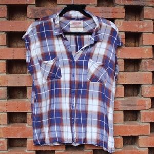 MERONA Plaid Button Up Shirt