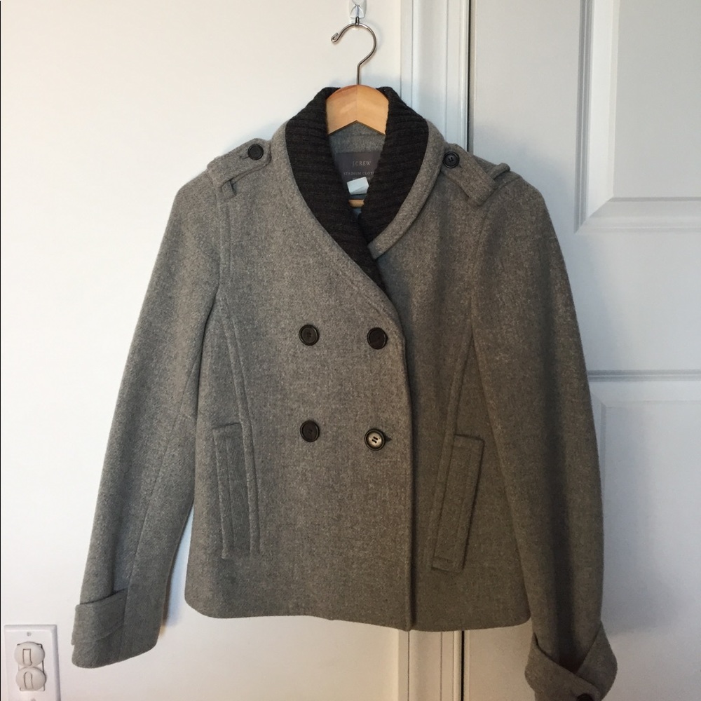 Pea coat.