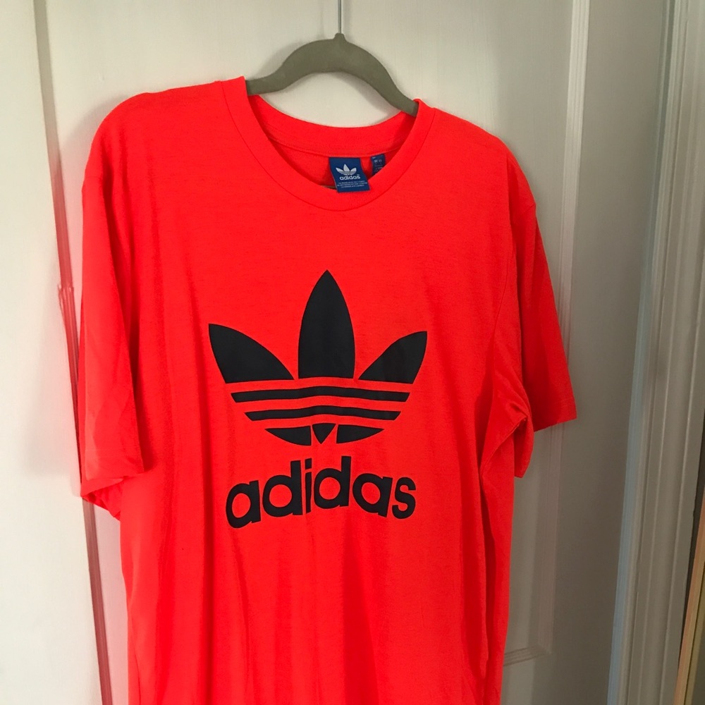 Adidas Men's Original Trefoil Tee - Solar Red