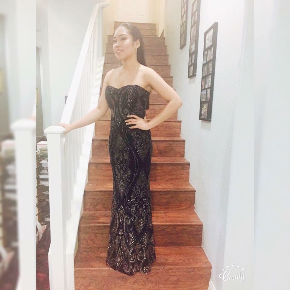 Prom sequined dress