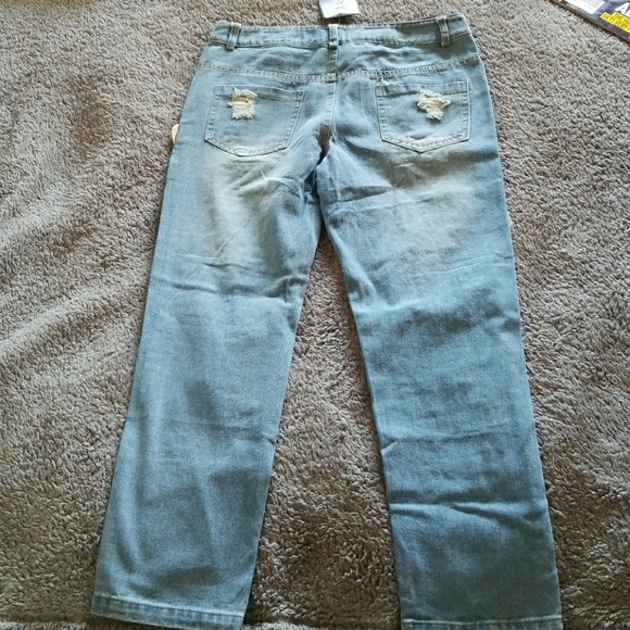 Patch denim capri - Picture 2 of 3