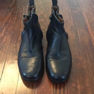 BedStu Men’s Black Leather Boots