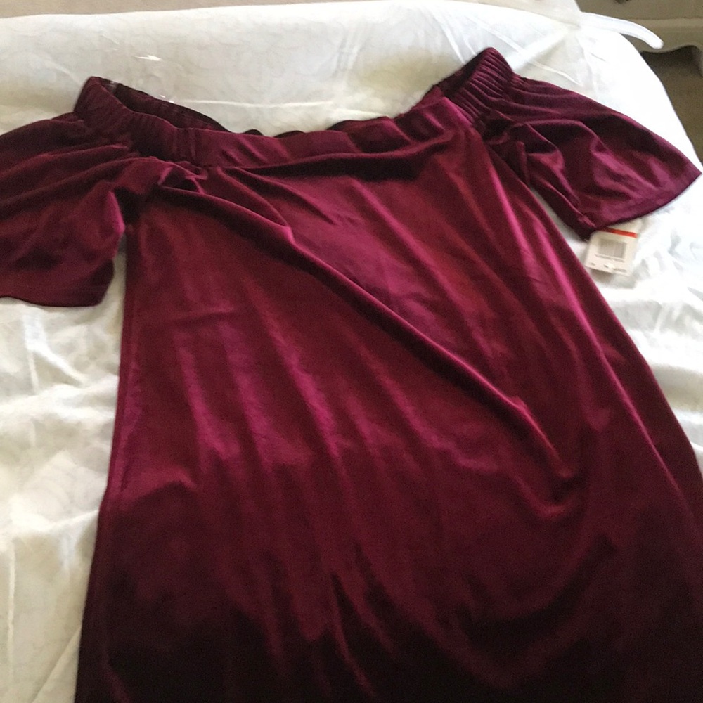 Off the shoulders dress