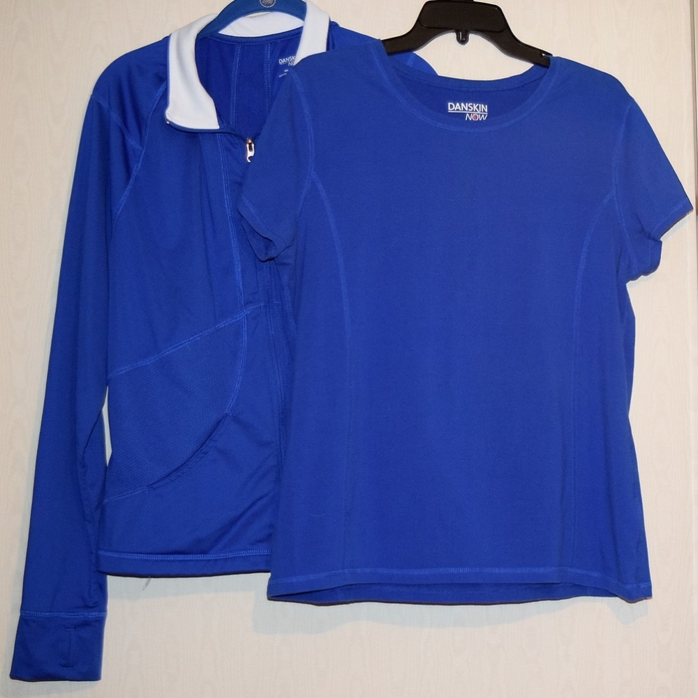 DASKIN TWO, PIECE TEE SHIRT AND JACKET
