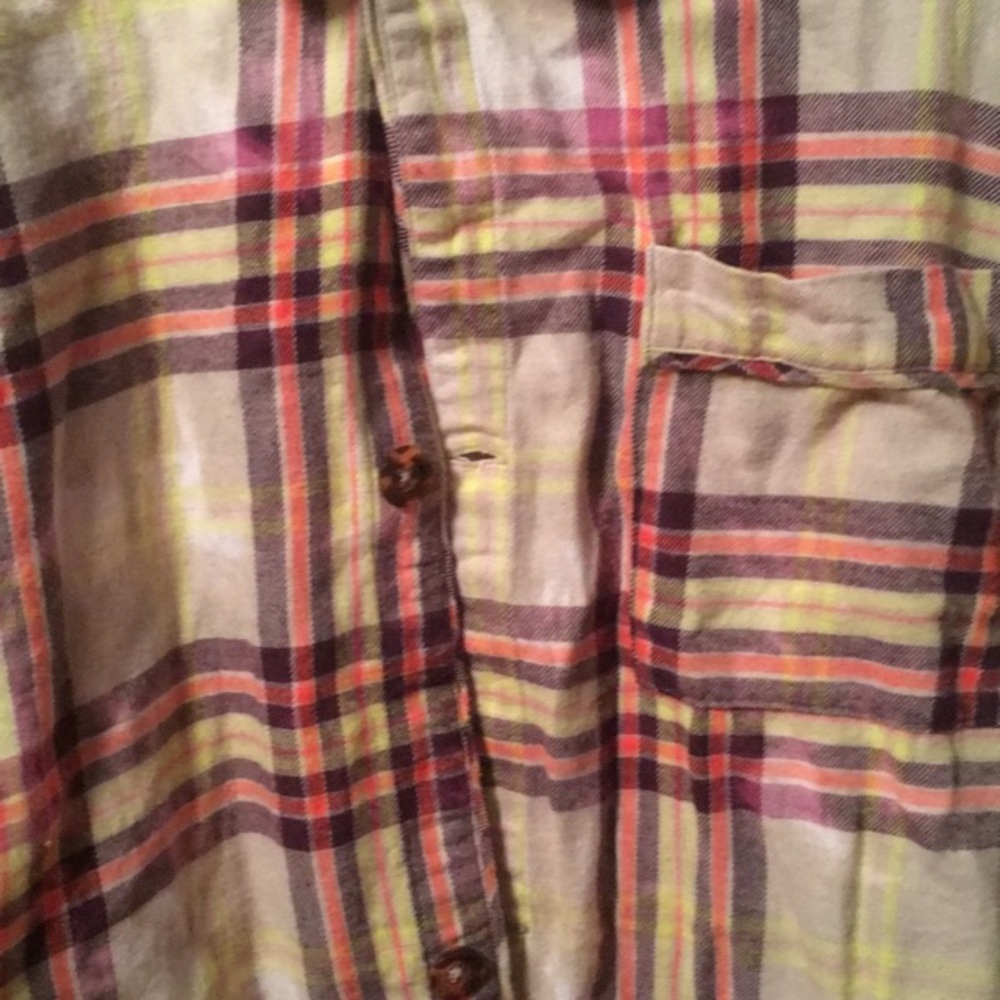 Urban outfitters cropped flannel - Picture 3 of 3