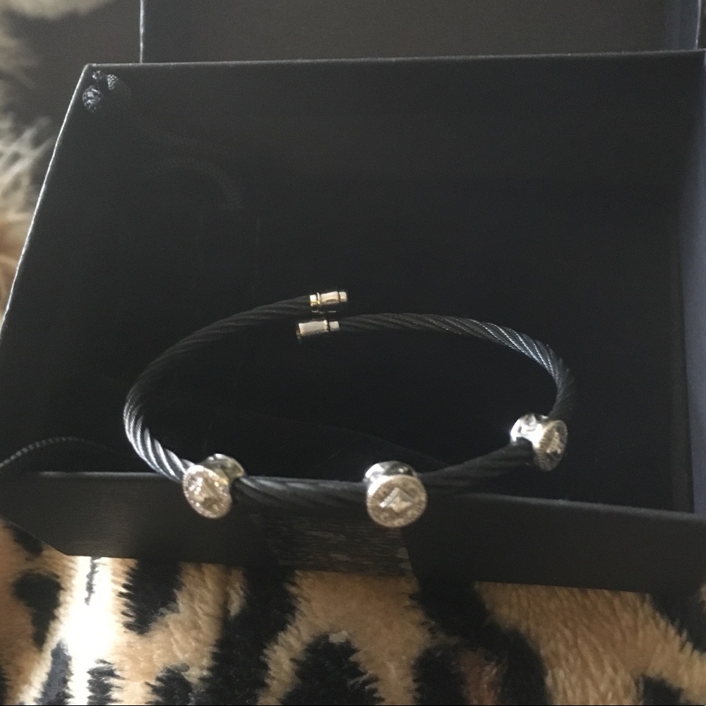Charriol Alor 3 stone bracelet