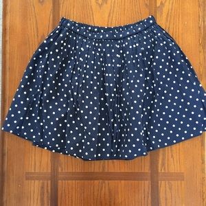 Gapkids girls size XL-12 navy skirt.