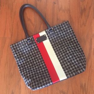 Kate Spade tote bag, blue white red