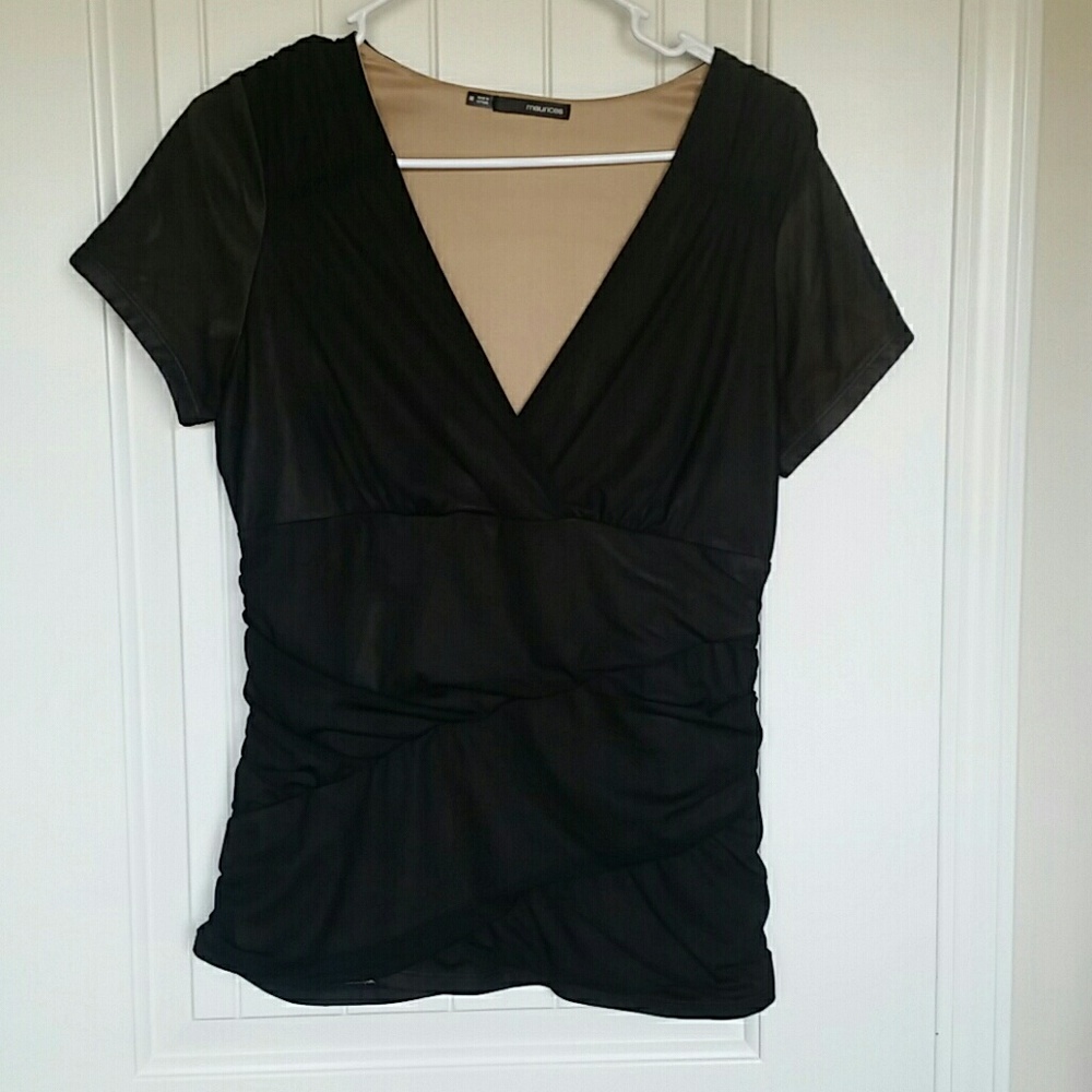 Black and Tan Top