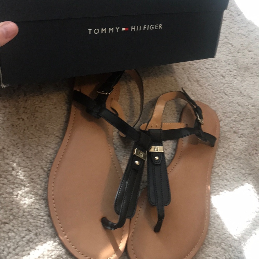 Tommy Hilfiger sandals- never worn.
