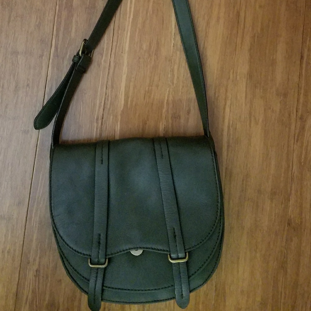St. John's Bay hunter green crossbody purse
