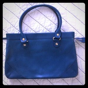 Cobalt blue tote bag