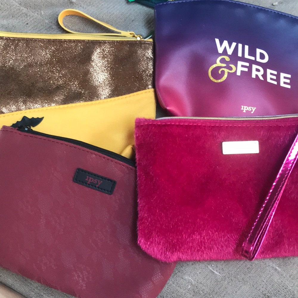 Set of 4 Ipsy bags