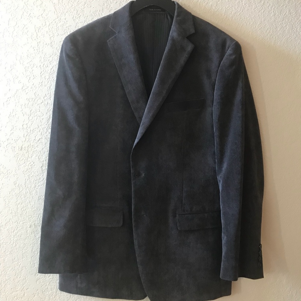 Men’s Calvin Klein Grey thin corduroy blazer