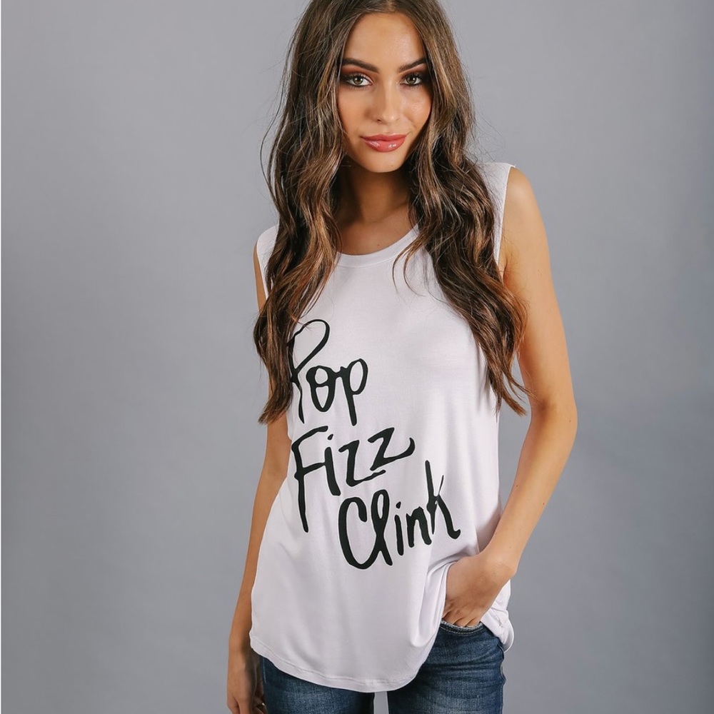 LAST SIZE🥂Pop Fizz Clink Tank - Picture 5 of 7