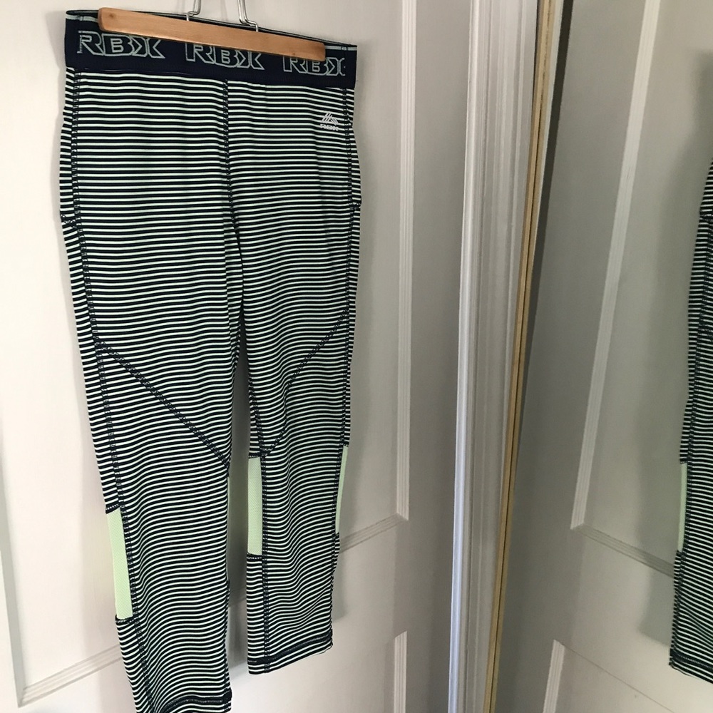 REEBOK - RBX ACTIVE Striped Leggings!