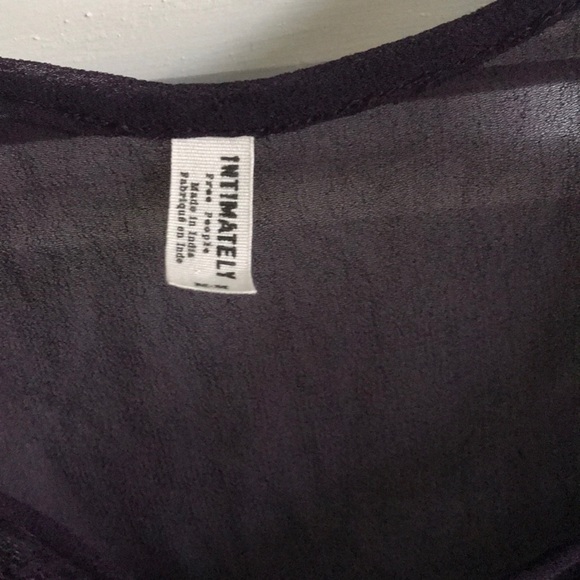 Plum Free People INTIMATELY Top - Picture 2 of 3