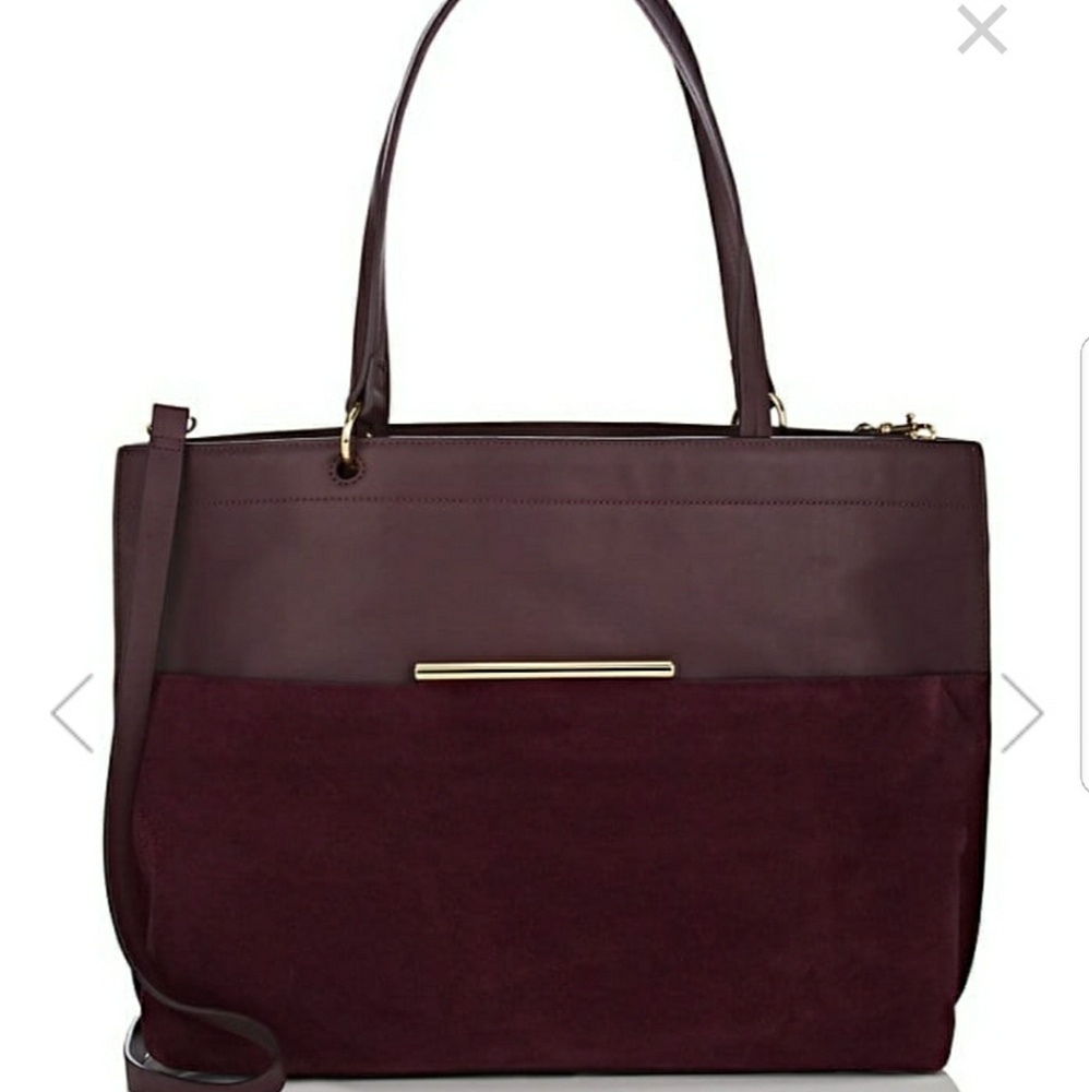Brand new HALSTON HERITAGE LEATHER TOTE