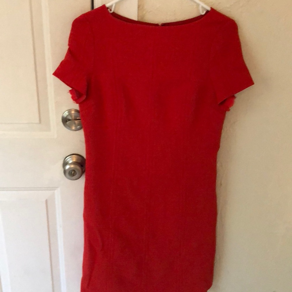 Tory Burch red fitted dress