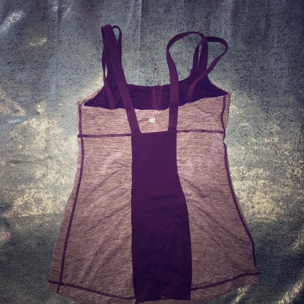 Lululemon Athletica top 6 small purple scrappy