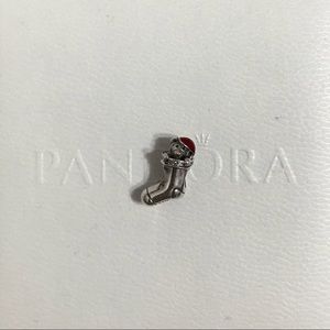 Authentic Bear in Stocking Pandora Charm