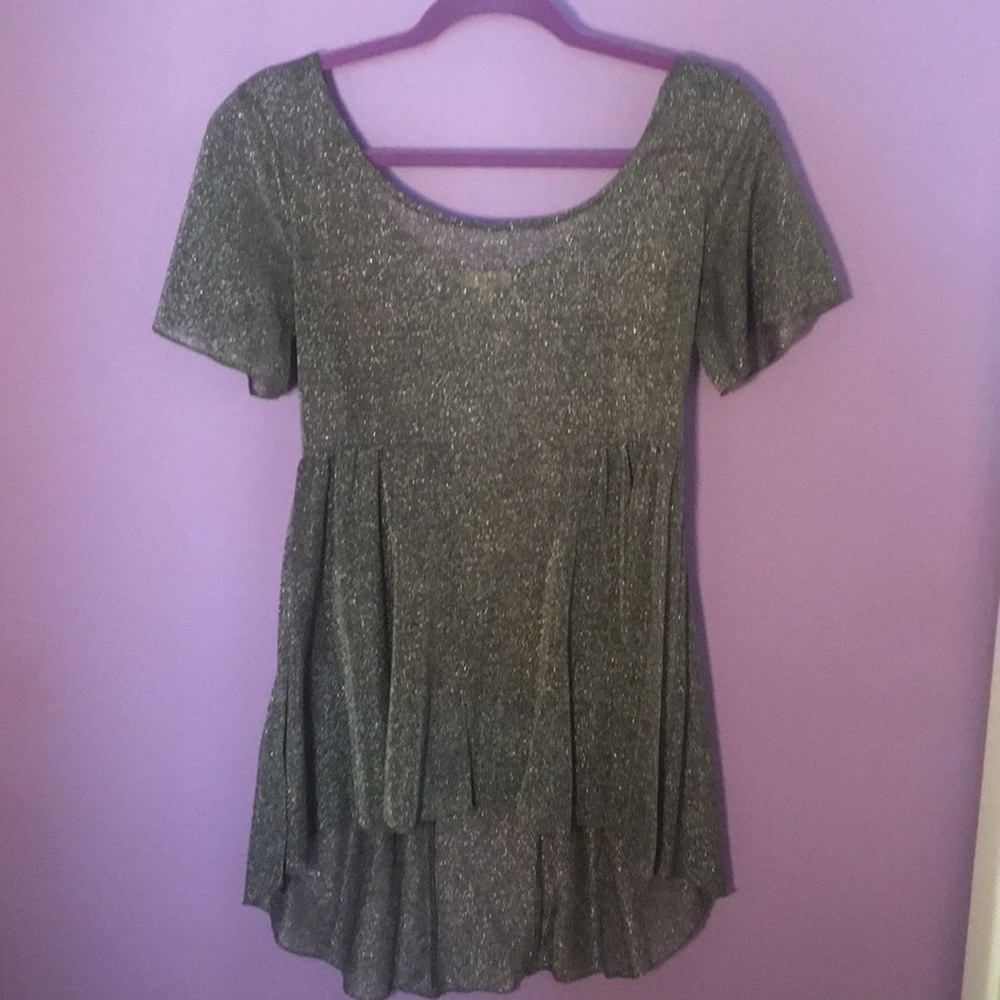 Sparkly Silver Tunic