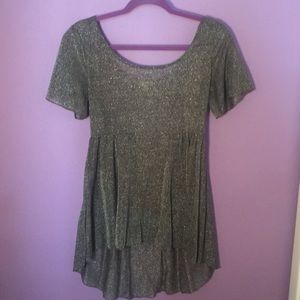 Sparkly Silver Tunic