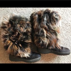 Pajar foxtrot real fur boots