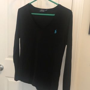 Polo Ralph Lauren long sleeve v-neck tee- new
