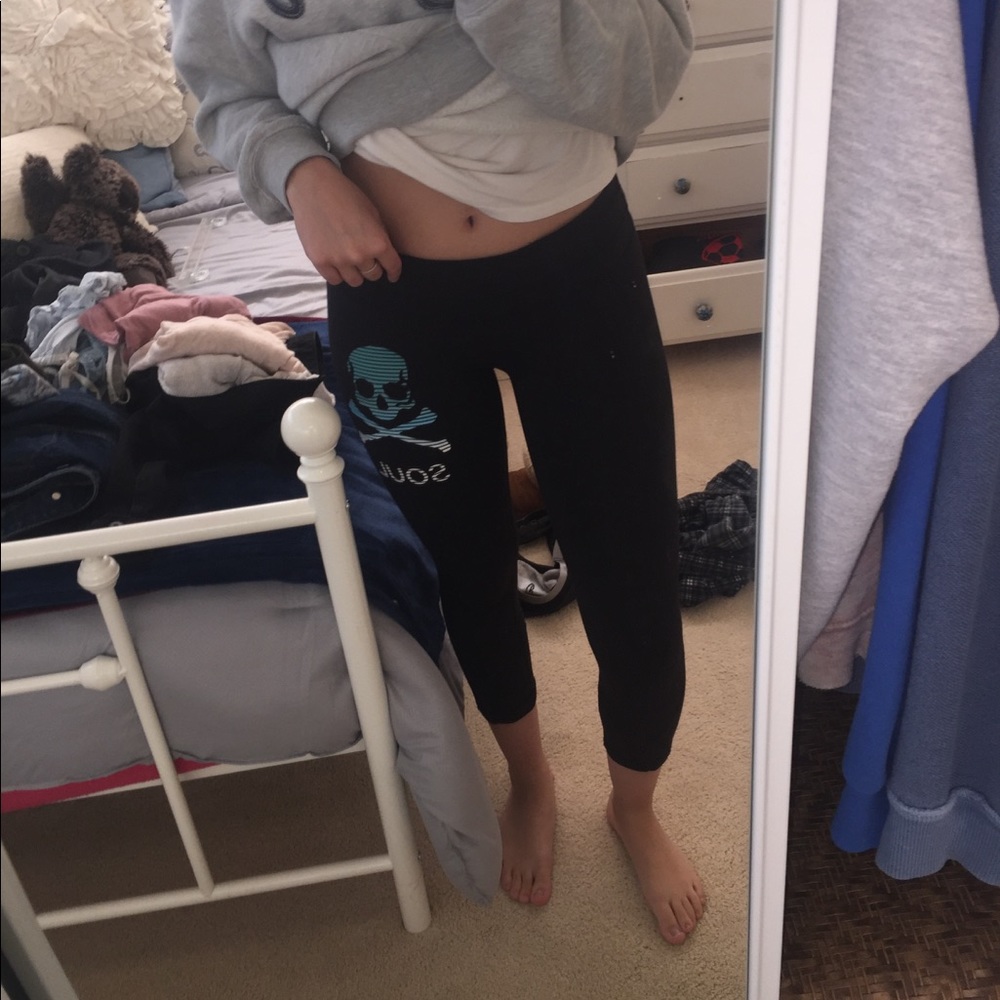 SOUL CYCLE CROPPED LULU LEMONS