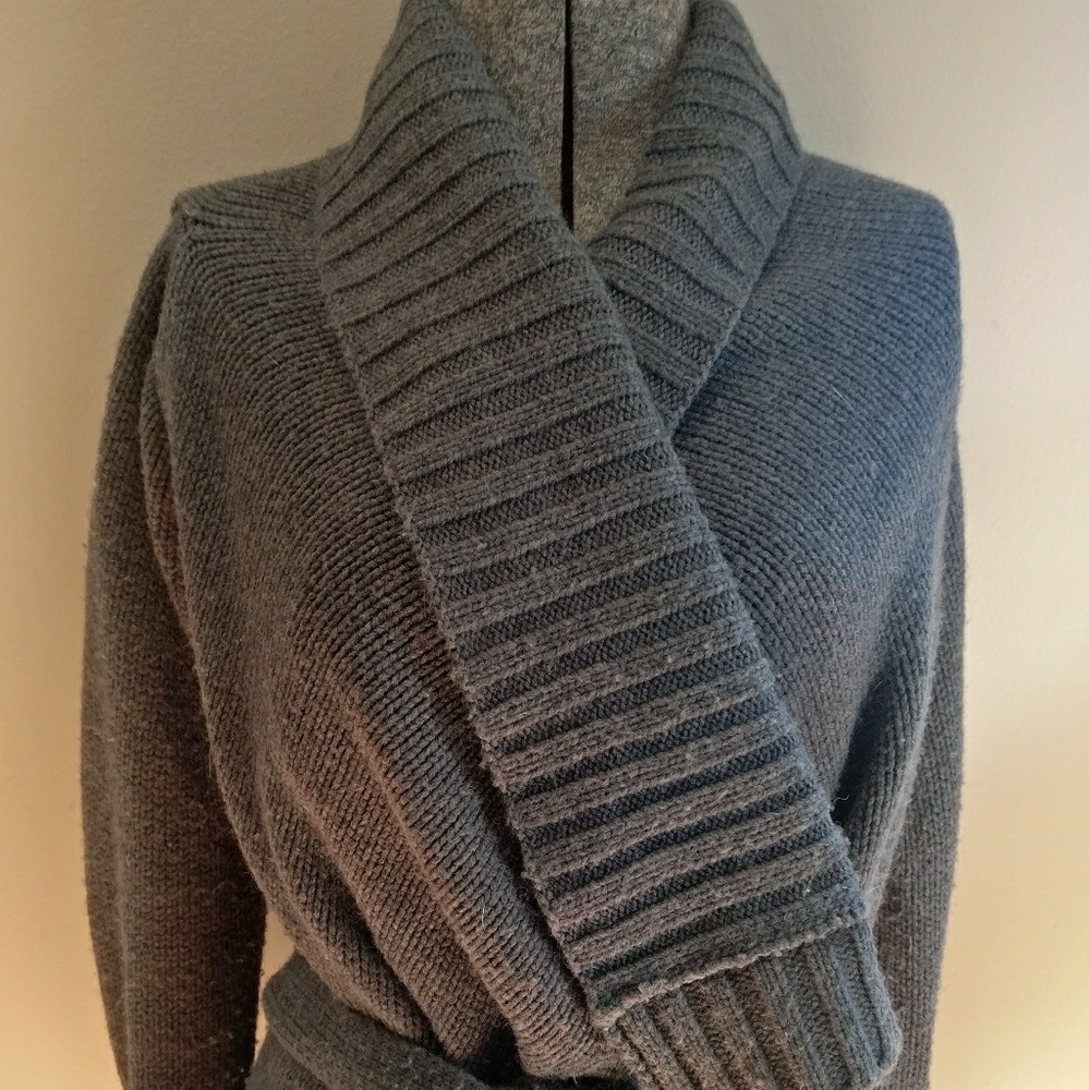 Belted Wrap Sweater