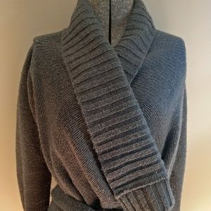 Belted Wrap Sweater