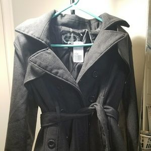 Grey Peacoat NWT