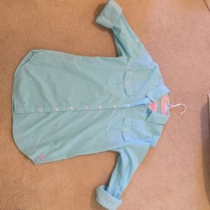 Lilly Pulitzer gingham button down