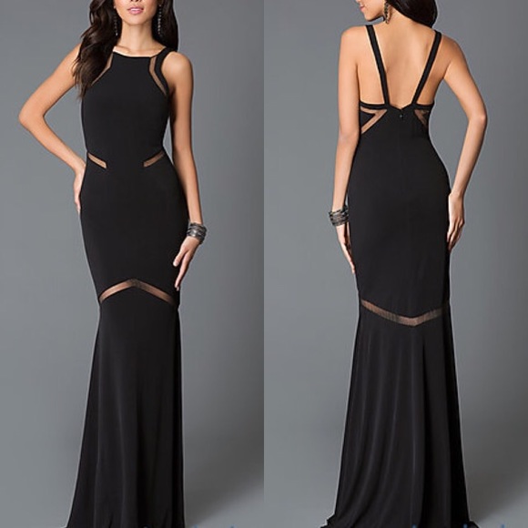Jovani Dresses & Skirts - Jovani Black Gown Formal Dress Mermaid 2 XS