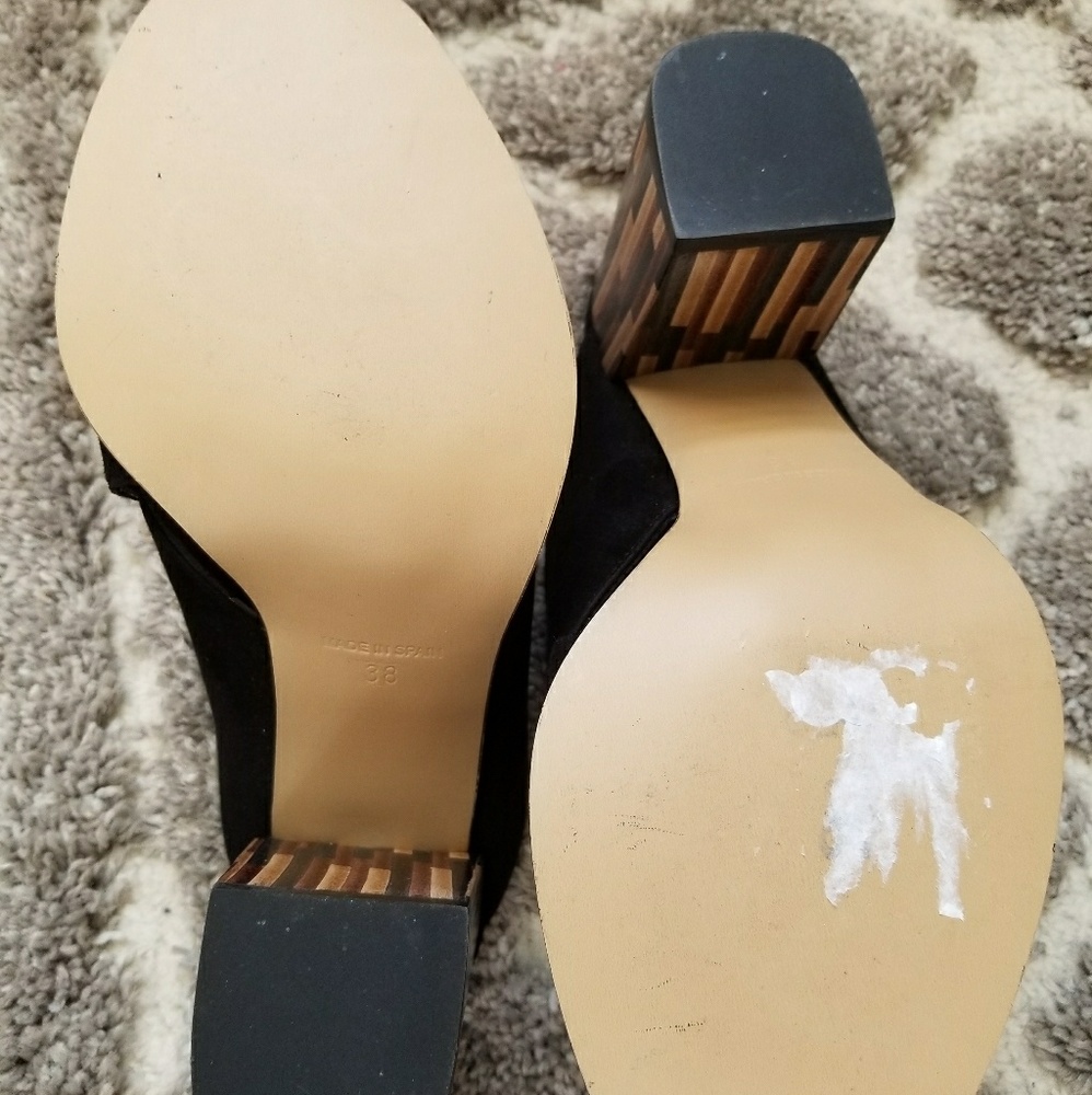 Sapena Spain Leather Slide Mules - Picture 4 of 5